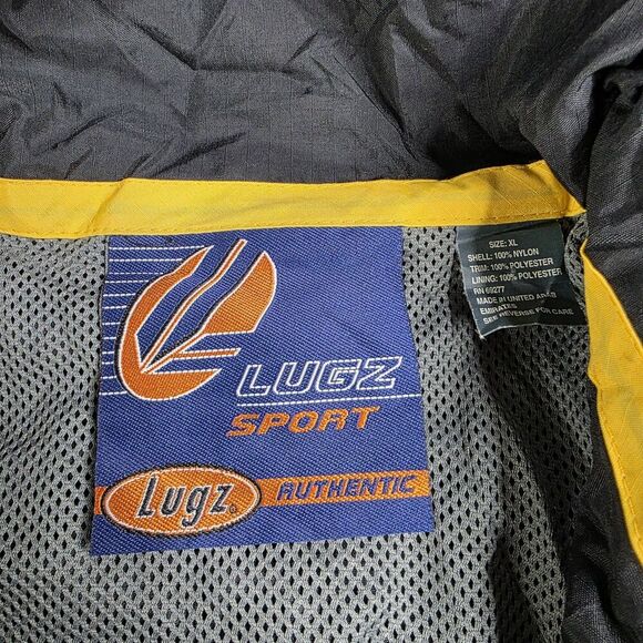 Y2K Lugz Linesman Windbreaker‎ Jacket Street Wear Hip Hop Vintage New with Tags - Picture 13 of 13